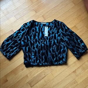 NWT BB Dakota Wrap Blouse​ Size L